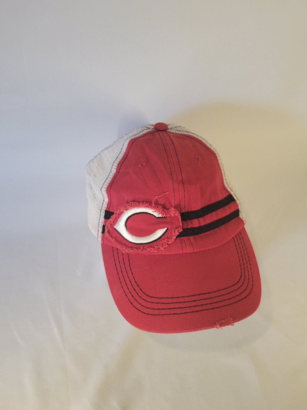 Cincinnati Reds Delta Air Lines Trucker Hat – Distressed Style